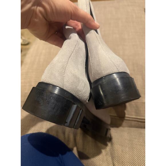 Free People Brooks Lug Sole Chelsea Boot Grey Suede Sz. 41 (US 11) - Picture 8 of 11